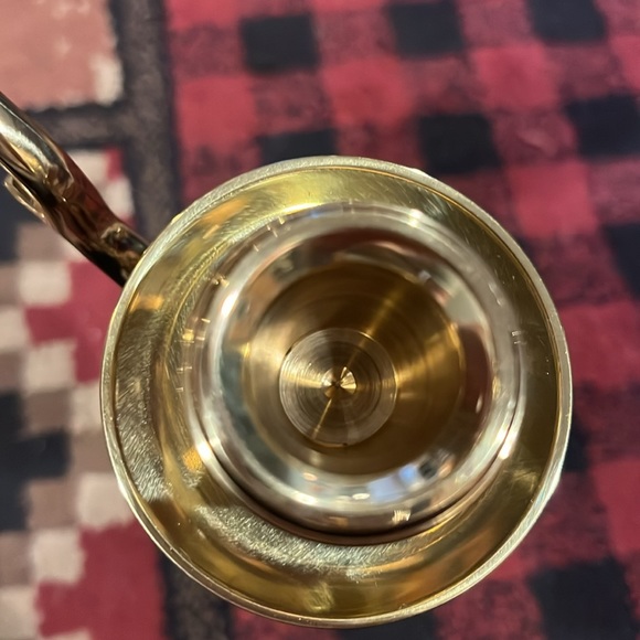 Vintage Brass seashell wall sconce - Picture 5 of 6